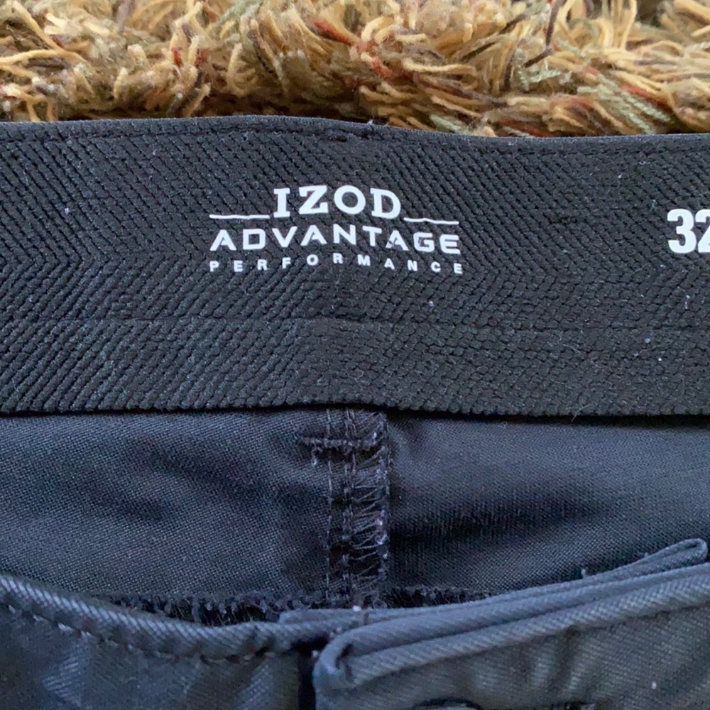 Black slack pants